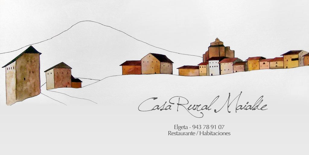 Elgeta Casa Rural Maialde מראה חיצוני תמונה
